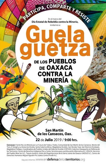 Declaratoria «Guelaguetza de los Pueblos de Oaxaca contra la Minería» 