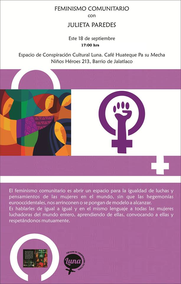 cartel feminismo comunitario