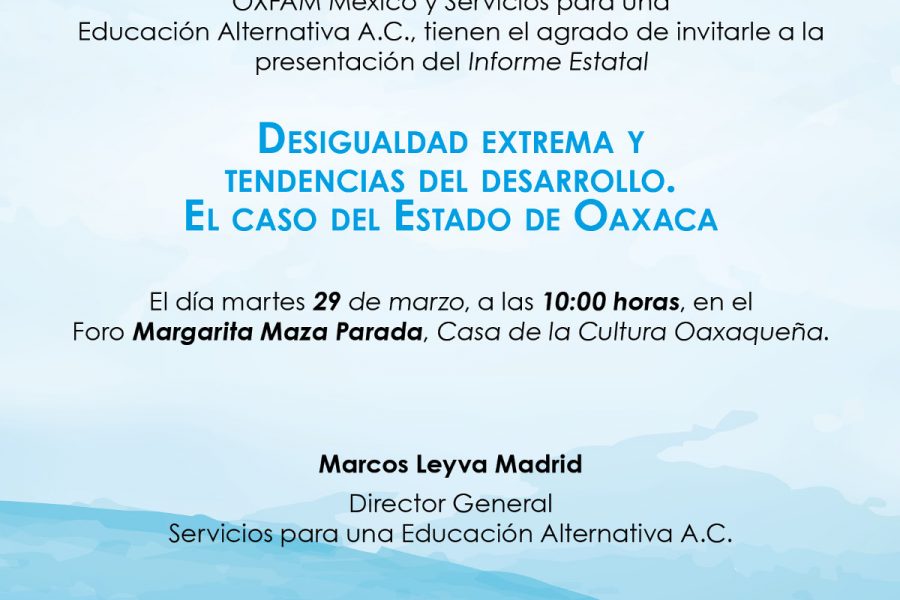 Invitación informe edu oxf
