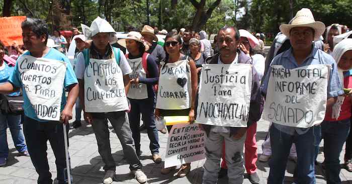 victimas nochix senado