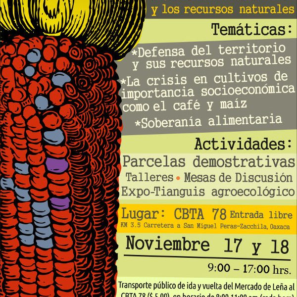 cartel foro agroecologico zaach