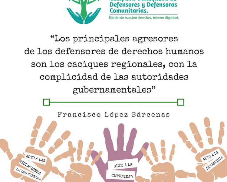 Riesgo para defensores