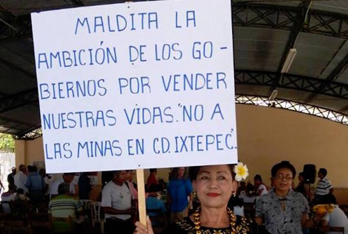 Mujeres contra minería