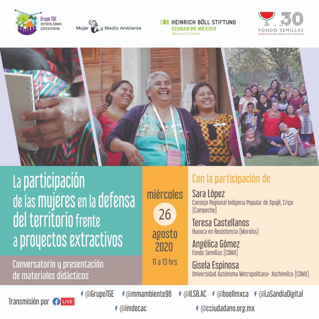Conversatorio: La participación de mujeres en la defensa del territorio ...