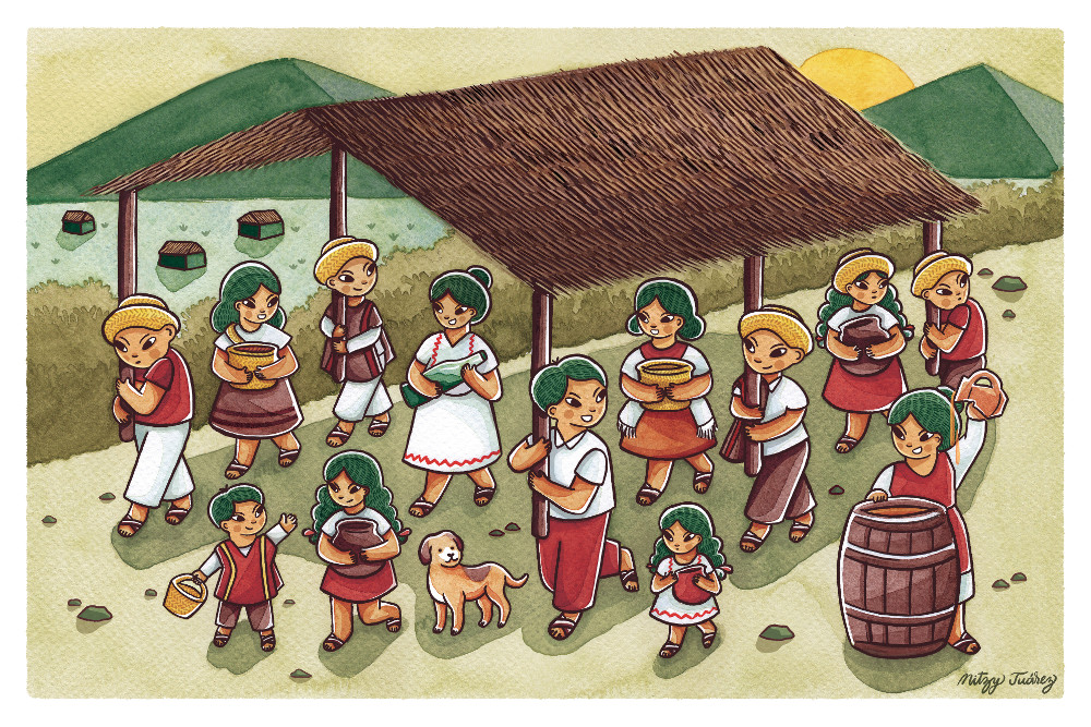 10 mujeres de pueblos indígenas escriben y crean en torno del tema techo,  vivienda y casa - EDUCA