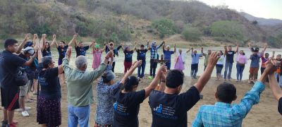 Comunidades del COPUDEVER ofrendan al río Verde de Oaxaca