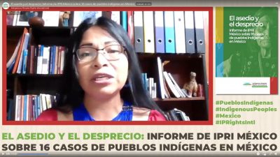 Visibiliza IPRI patrones de criminalización hacia pueblos indígenas en México (Informe)