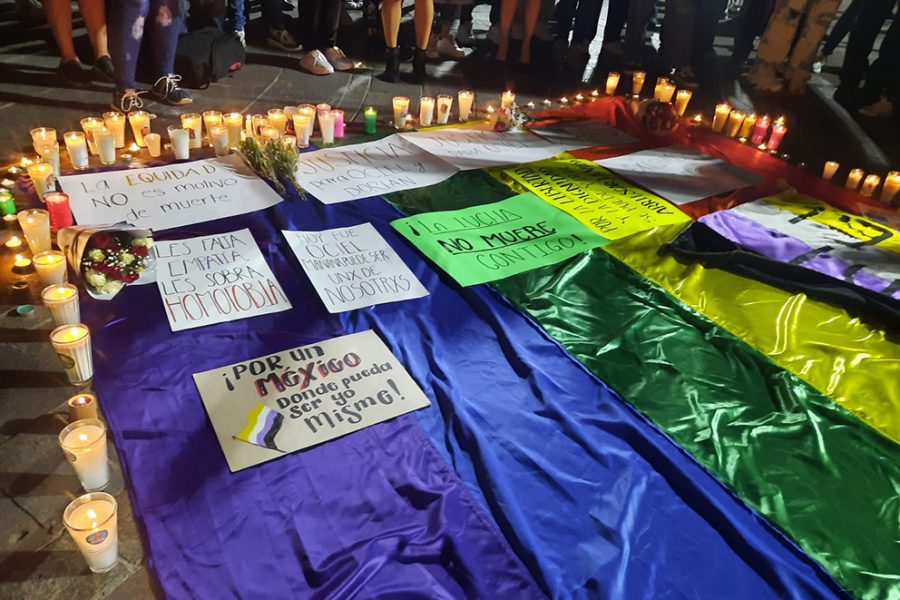 Marcha por le magitrade Ociel en CDMX