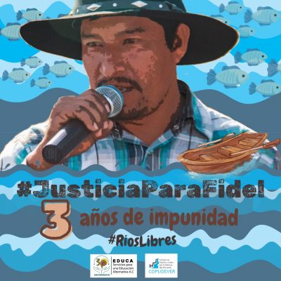 A tres años del crimen del defensor comunitario Fidel Heras Cruz no hay avances en la investigación