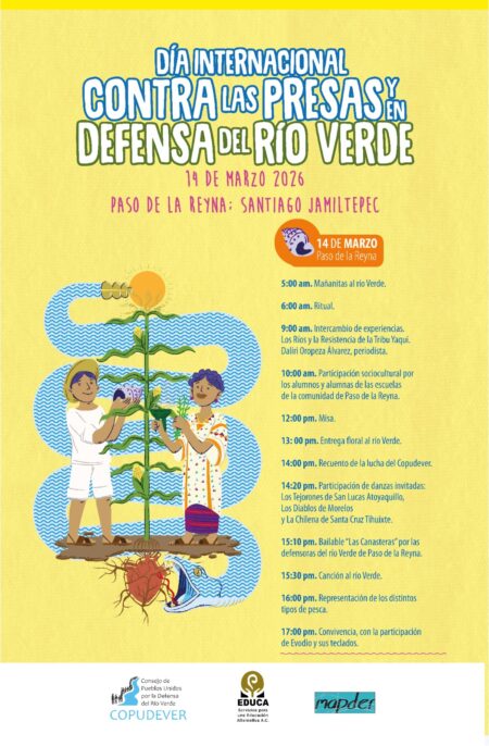 El 14 de Marzo es un día para celebrar y honrar al Río Verde: Copudever